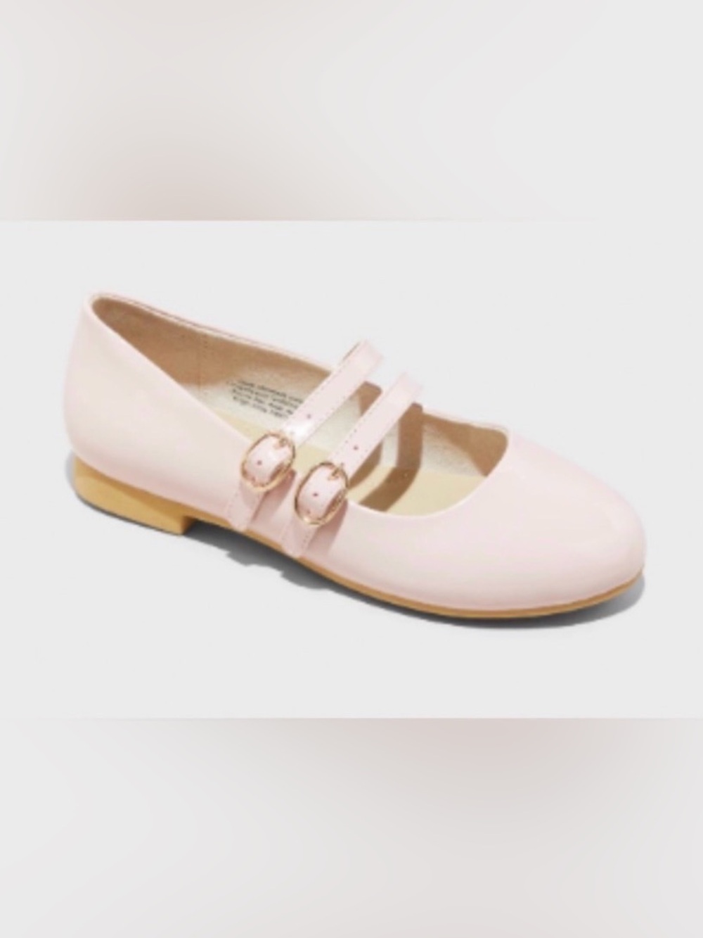 Cat & Jack Pink Double-Strap Mary Jane Dress Shoes